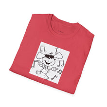Load image into Gallery viewer, Dancing dog Unisex T-Shirt by B E-Z
