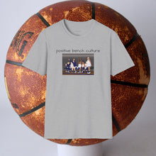 Load image into Gallery viewer, positive bench culture Unisex T-Shirt by B E-Z
