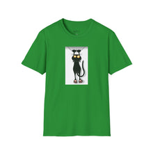 Load image into Gallery viewer, Dangling cat Unisex T-Shirt by B E-Z
