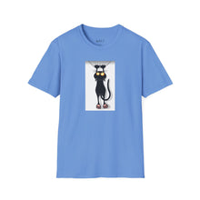 Load image into Gallery viewer, Dangling cat Unisex T-Shirt by B E-Z
