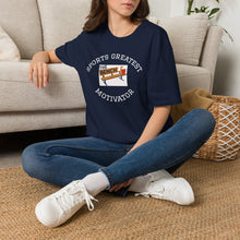 Load image into Gallery viewer, Sports Greatest Motivator- Attitude (see back) Unisex T-Shirt by B E-Z

