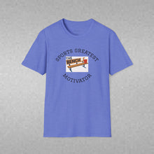 Load image into Gallery viewer, Sports Greatest Motivator- Attitude (see back) Unisex T-Shirt by B E-Z
