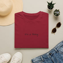 Load image into Gallery viewer, When Black Ink Met White Empty Pages (Back of Shirt) Unisex T-Shirt by B E-Z - It's A Thing
