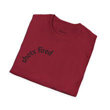 Load image into Gallery viewer, Shots fired Unisex T-Shirt by B E-Z
