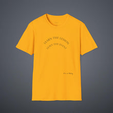 Load image into Gallery viewer, Learn the lesson Leave the event…Unisex T-Shirt by B E-Z
