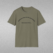 Load image into Gallery viewer, Defense is Personal Unisex T-Shirt by B E-Z
