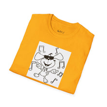 Load image into Gallery viewer, Dancing dog Unisex T-Shirt by B E-Z
