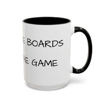 Load image into Gallery viewer, CONTROL THE BOARDS, CONTROL THE GAME Coffee Mug (15oz)
