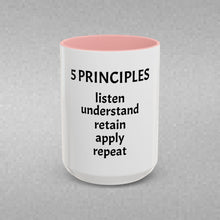 Load image into Gallery viewer, 5 PRINCIPLES Coffee Mug (15oz)
