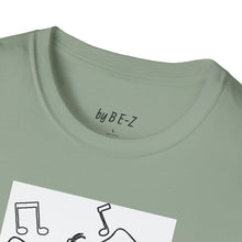 Load image into Gallery viewer, Dancing dog Unisex T-Shirt by B E-Z
