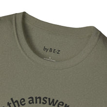 Load image into Gallery viewer, Music is the answer Unisex T-Shirt by B E-Z
