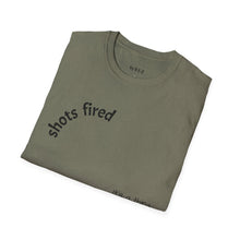 Load image into Gallery viewer, Shots fired Unisex T-Shirt by B E-Z
