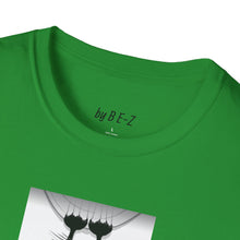 Load image into Gallery viewer, Dangling cat Unisex T-Shirt by B E-Z
