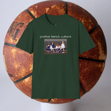 Load image into Gallery viewer, positive bench culture Unisex T-Shirt by B E-Z
