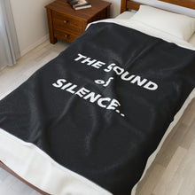 Load image into Gallery viewer, Sound of Silence Velveteen Plush Blanket
