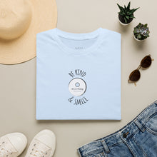 Load image into Gallery viewer, be kind &amp; smile Unisex T-Shirt by B E-Z
