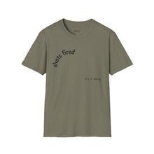 Load image into Gallery viewer, Shots fired Unisex T-Shirt by B E-Z
