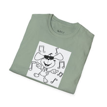 Load image into Gallery viewer, Dancing dog Unisex T-Shirt by B E-Z
