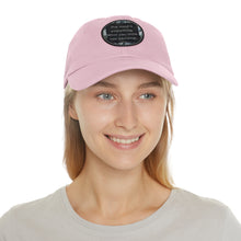Load image into Gallery viewer, The Mind is Everything Hat with Leather Patch (Round)
