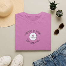 Load image into Gallery viewer, Everyone has a story…Unisex T-Shirt by B E-Z
