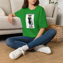 Load image into Gallery viewer, Dangling cat Unisex T-Shirt by B E-Z

