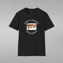 Load image into Gallery viewer, Sports' Greatest Motivator- Laziness (see back) Unisex T-Shirt by B E-Z

