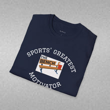 Load image into Gallery viewer, Sports' Greatest Motivator- Laziness (see back) Unisex T-Shirt by B E-Z

