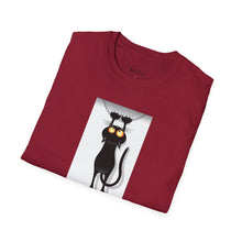 Load image into Gallery viewer, Dangling cat Unisex T-Shirt by B E-Z

