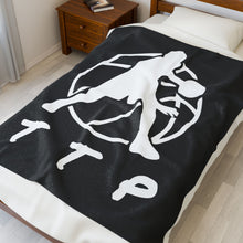 Load image into Gallery viewer, TTP (Trust The Process) Velveteen Plush Blanket
