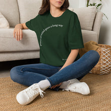 Load image into Gallery viewer, peace of mind goes a long way Unisex T-Shirt by B E-Z
