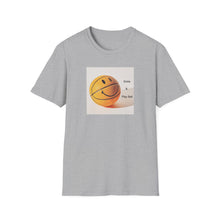 Load image into Gallery viewer, Smile &amp; Play Ball - Unisex Softstyle T-Shirt / 6 colors available
