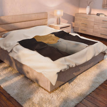 Load image into Gallery viewer, Odd Couple Velveteen Plush Blanket
