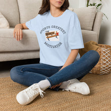 Load image into Gallery viewer, Sports Greatest Motivator- Attitude (see back) Unisex T-Shirt by B E-Z
