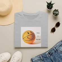Load image into Gallery viewer, Smile &amp; Play Ball - Unisex Softstyle T-Shirt / 6 colors available
