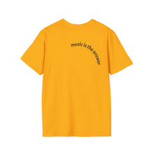 Load image into Gallery viewer, Music is the answer Unisex T-Shirt by B E-Z
