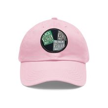 Load image into Gallery viewer, Black Votes Matter Dad Hat with Leather Patch (Round)
