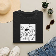 Load image into Gallery viewer, Dancing dog Unisex T-Shirt by B E-Z
