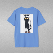 Load image into Gallery viewer, Dangling cat Unisex T-Shirt by B E-Z

