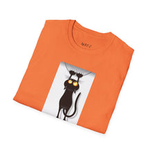 Load image into Gallery viewer, Dangling cat Unisex T-Shirt by B E-Z
