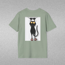 Load image into Gallery viewer, Dangling cat Unisex T-Shirt by B E-Z
