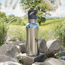 Load image into Gallery viewer, smile...Stainless Steel Water Bottle With Straw, 20oz
