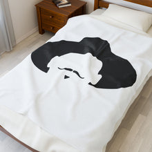 Load image into Gallery viewer, I'm  your Huckleberry Velveteen Plush Blanket
