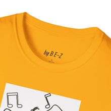 Load image into Gallery viewer, Dancing dog Unisex T-Shirt by B E-Z
