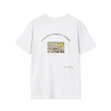 Load image into Gallery viewer, even plants struggle for sunlight Unisex T-Shirt by B E-Z
