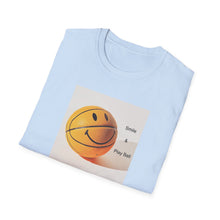 Load image into Gallery viewer, Smile &amp; Play Ball - Unisex Softstyle T-Shirt / 6 colors available
