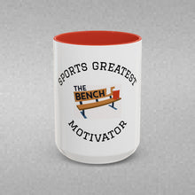 Load image into Gallery viewer, Sports Greatest Motivator - The Bench Coffee Mug (15oz)
