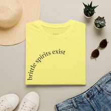 Load image into Gallery viewer, brittle spirits exist Unisex T-Shirt by B E-Z
