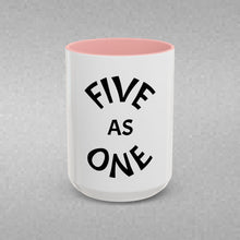 Load image into Gallery viewer, FIVE AS ONE Coffee Mug (15oz)
