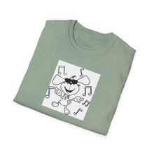 Load image into Gallery viewer, Dancing dog Unisex T-Shirt by B E-Z
