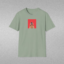 Load image into Gallery viewer, Doggie kiss Unisex T-Shirt by B E-Z
